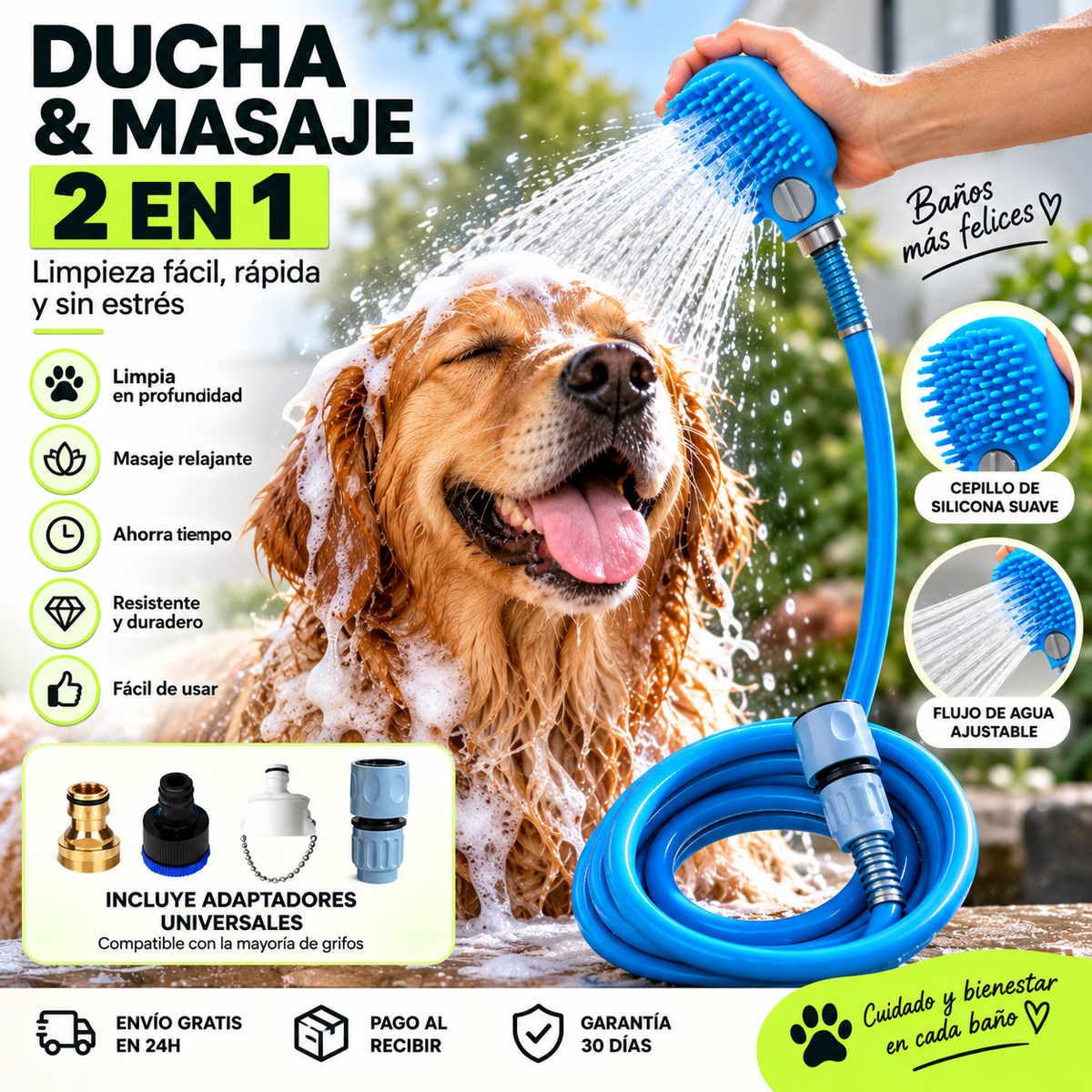 Alcachofa de ducha para mascota
