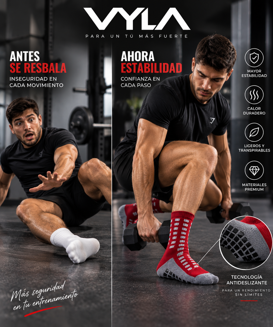 Calcetines de turmalina premium para bienestar y confort