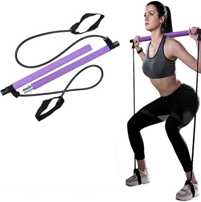 Kit de Barra de pilates portátil con banda de resistencia - additional image 2