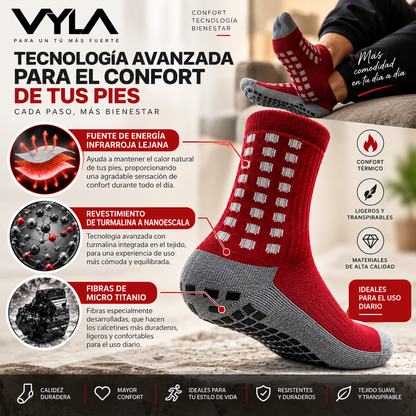 Calcetines de turmalina premium para bienestar y confort